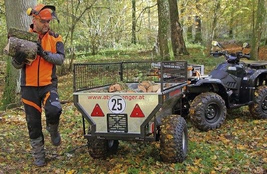 ATV / Quad Anhänger für Gärtner und Waldarbeiter Teil 2 