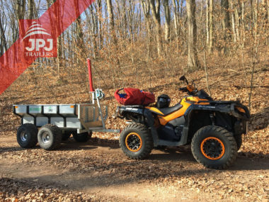 Quad Can Am und Anhänger Profi Arbeiter